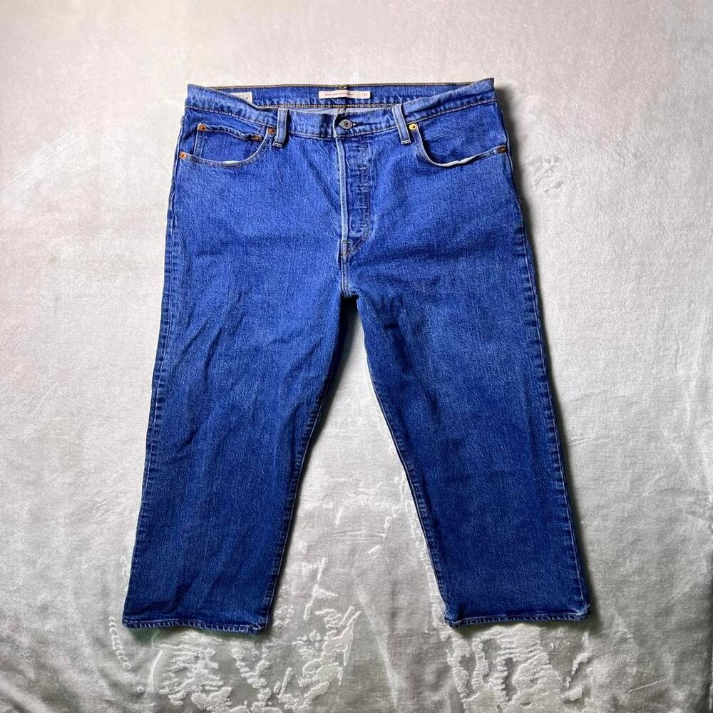Levi's Premium Super High Rise Ribcage Straight Women's 32x27 Ankle Denim Jeans